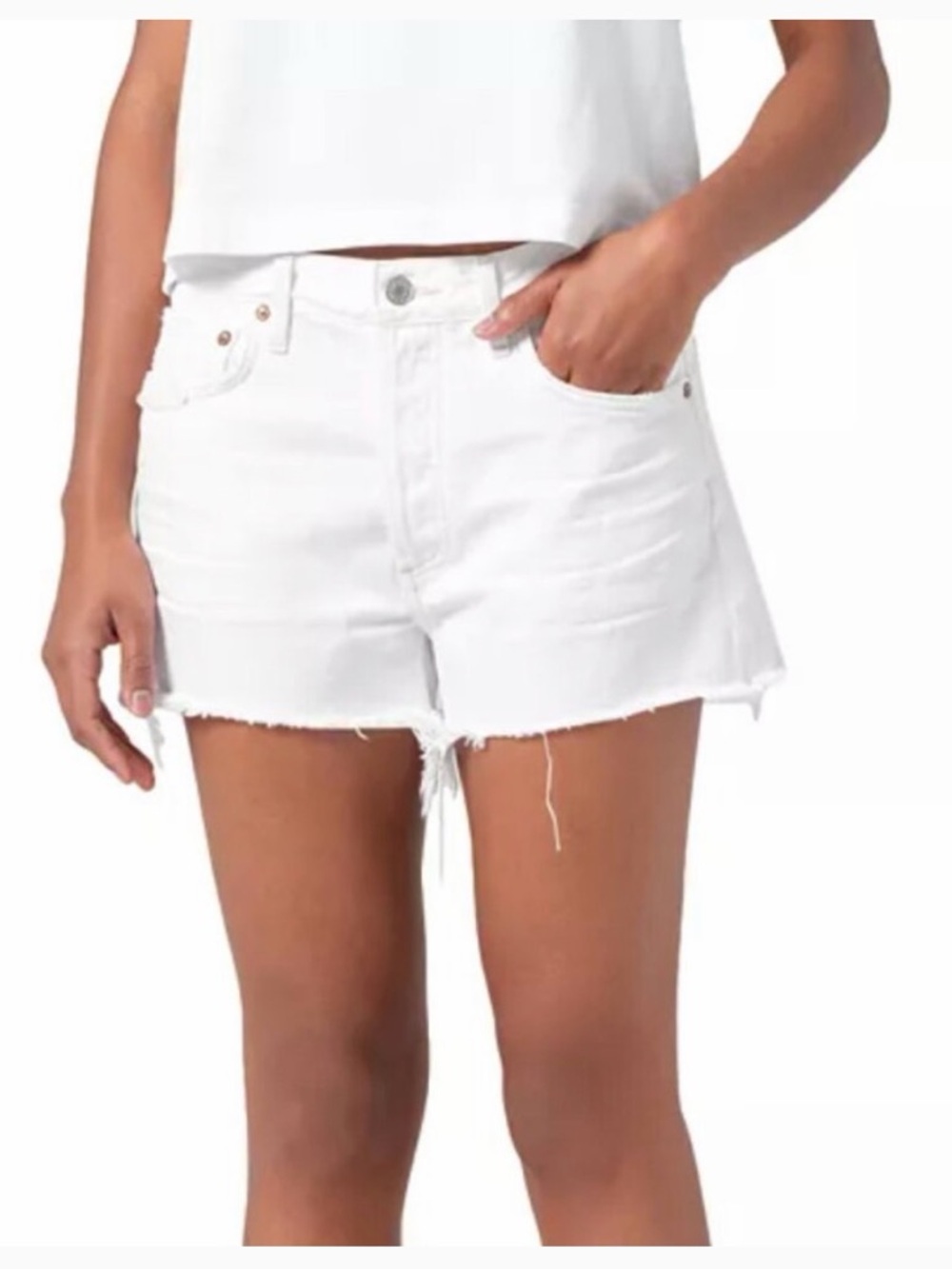 Agolde Parker Short size 26 in Tissue